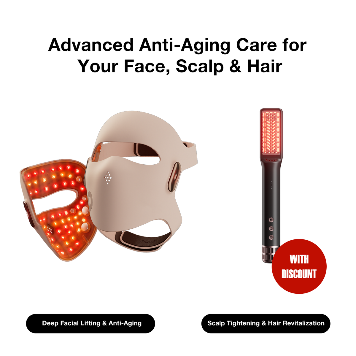 JUNO 6D Laser & EMS Anti-Aging Therapy Mask