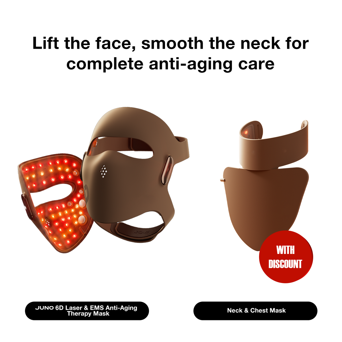JUNO 6D Laser & EMS Anti-Aging Therapy Mask