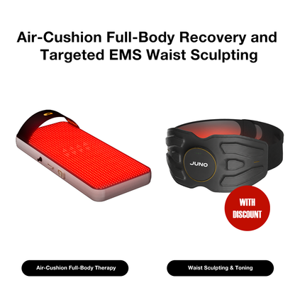 JUNO Air-Cushion Full-Spectrum Red Light Therapy Mat
