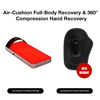 JUNO Air-Cushion Full-Spectrum Red Light Therapy Mat