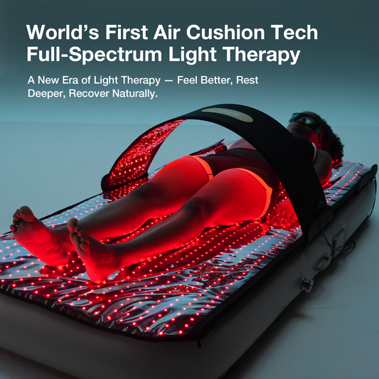 JUNO Air-Cushion Full-Spectrum Red Light Therapy Mat