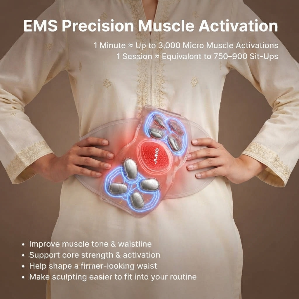 JUNO EMS Sculpting & Red Light Therapy Belt Pro