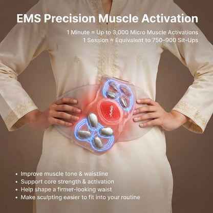 JUNO EMS Sculpting & Red Light Therapy Belt Pro