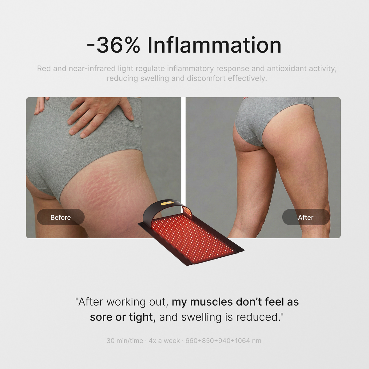 JUNO Full-Spectrum Red Light Therapy Mat
