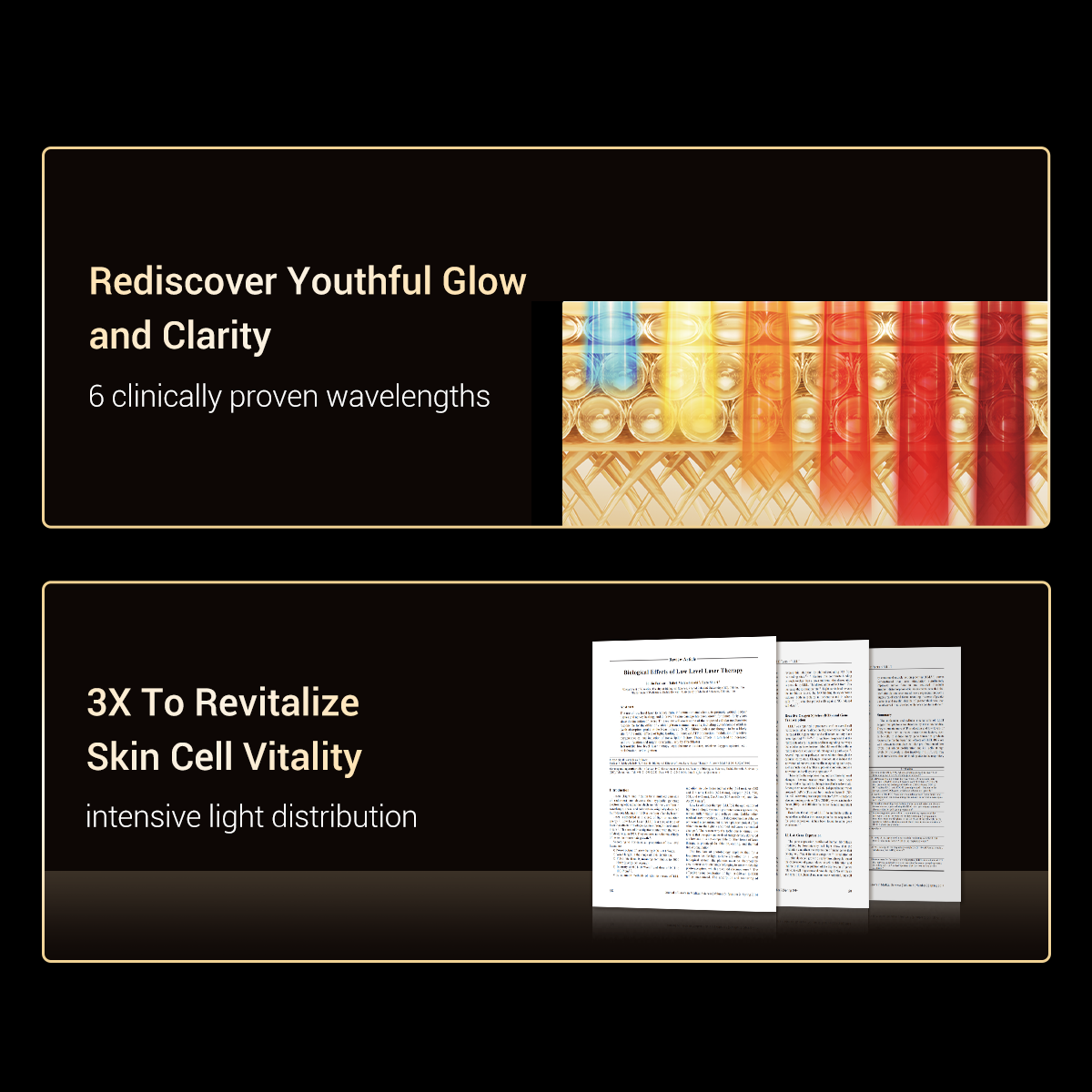 JUNO Red LED Light Therapy Wireless Panel