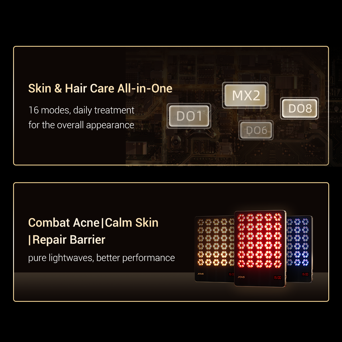 JUNO Red LED Light Therapy Wireless Panel