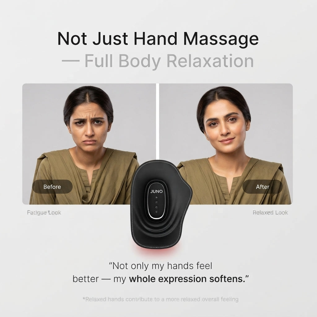 JUNO Red Light Compression Hand Massager